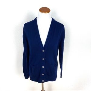 Vintage Castle Of Ireland Wool V-Neck Cardigan Sweater Women’s Sz Medium‎